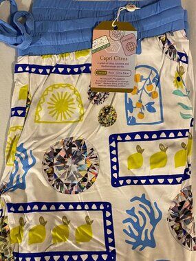 BP Lounge Capri Citrus Bamboo Pajama Pants